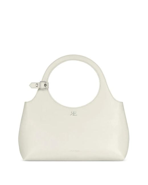 Courreges White Holy Day Two-Way Handbag