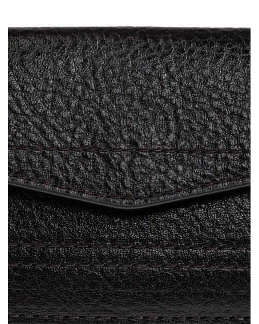 Lemaire Black Gear Trifold Wallet
