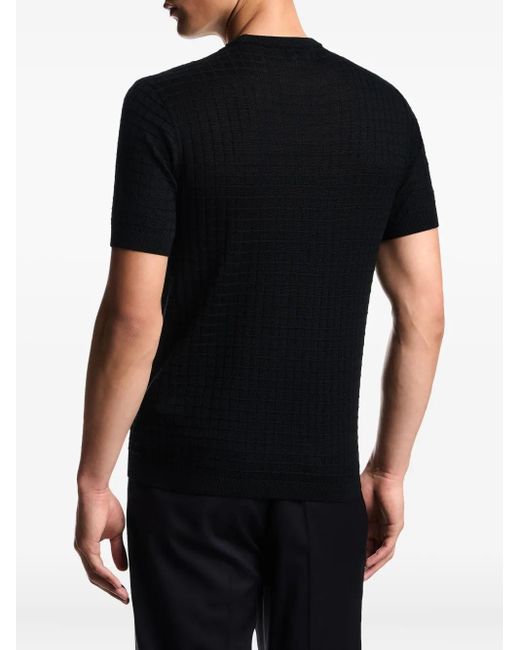 Emporio Armani Black Short-Sleeve T-Shirt for men