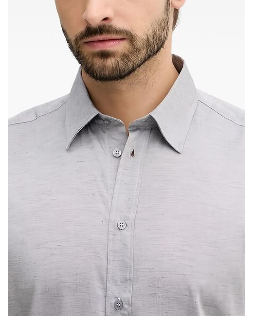Sisley Gray Buttoned Shirt for men