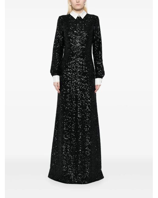 Macgraw Black Neo Gothic Gown
