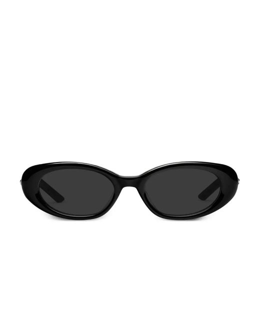 Gentle Monster Black Loco 01 Star-Detail Sunglasses