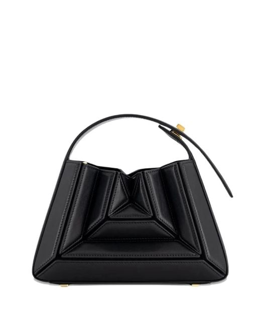 Mlouye Black Sera Mia Geometric Tote Bag