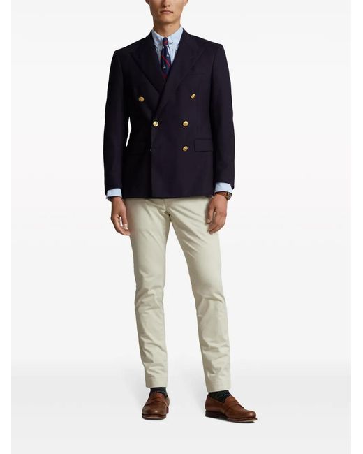 Polo Ralph Lauren White Slim-Cut Chinos for men