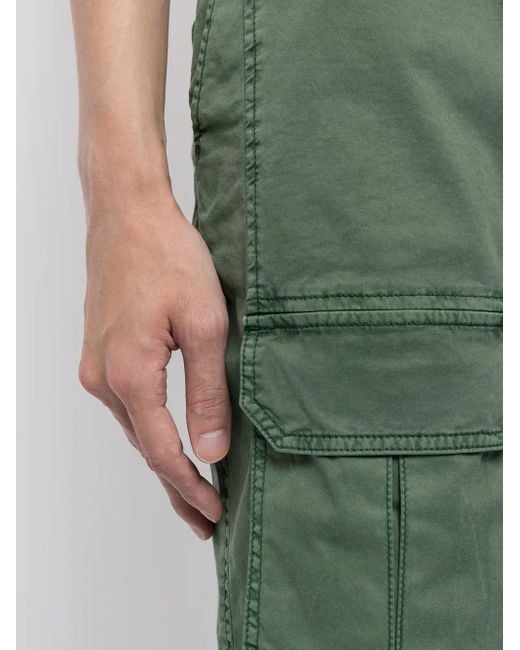 Juun.J Green Knee-Length Cargo Shorts for men