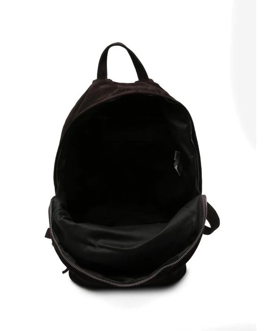 メンズ Giorgio Brato スエードパネル レザーバックパック ブラック | Lyst