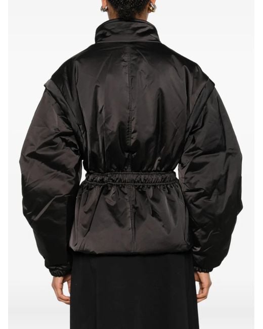 Isabel Marant Black Steppjacke mit eingefassten Taschen