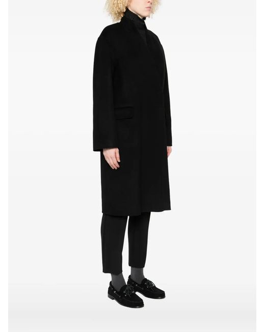 Ottod'Ame Black Belted Wrap Coat