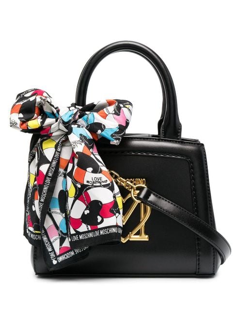 Love Moschino Handtasche mit Schal in Schwarz | Lyst AT