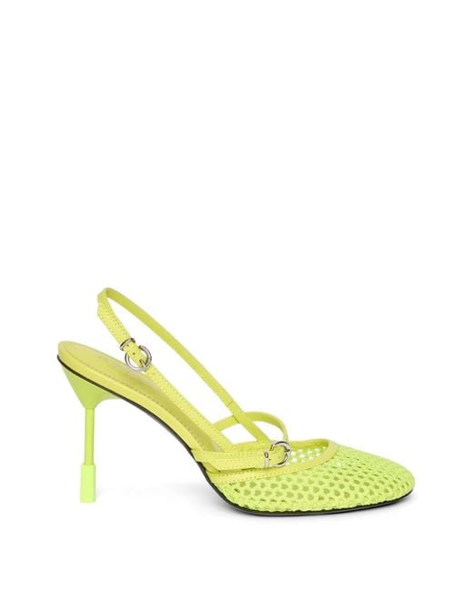 MSGM Yellow Pumps Mit Runder Kappe