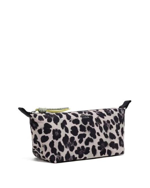 Bimba Y Lola レオパード コスメポーチ White