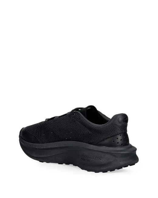 Lacoste Black Neo Run Active Panelled Mesh-Detail Sneakers for men