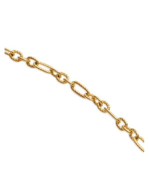 Monica Vinader Metallic Textured-Chain Necklace