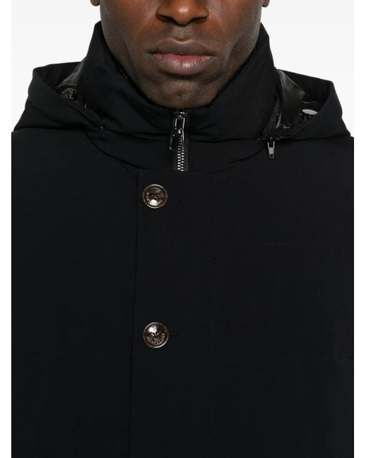 Plumífero con capucha Montecore de hombre de color Black