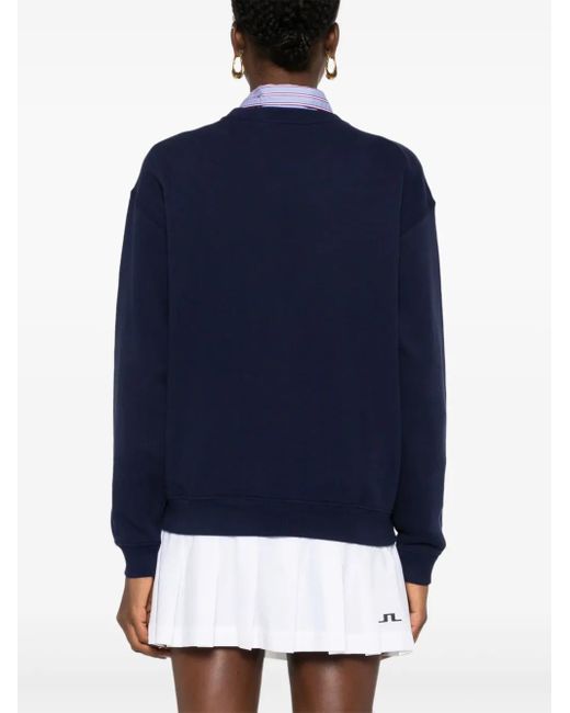 Polo Ralph Lauren Blue Comfortable Cotton Sweater Design