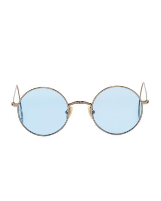 Moscot Blue Hamish Round-frame Sunglasses