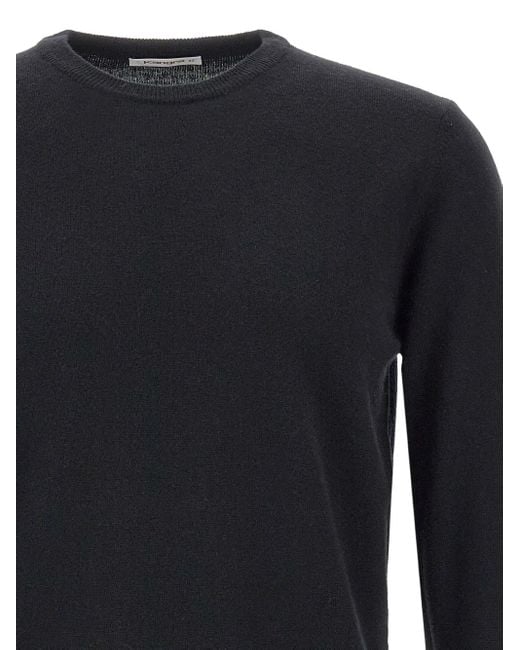 Kangra Blue Ribbed Crew-Neck Sweater for men