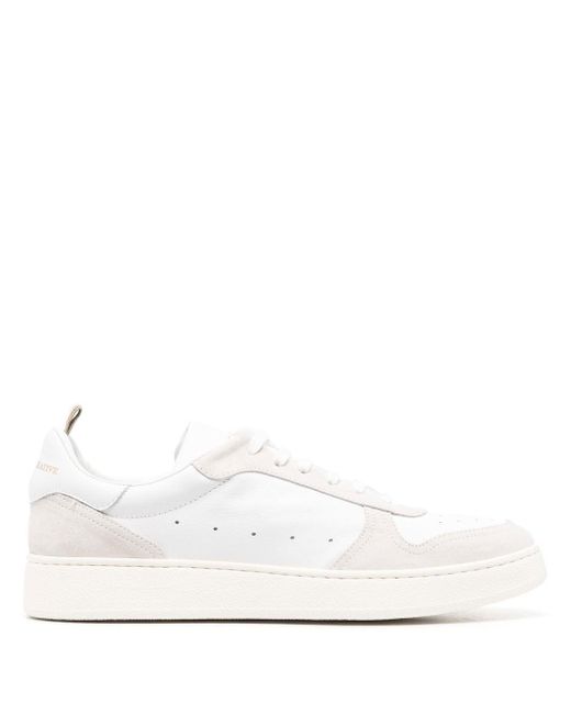 Officine Creative Mower 008 Leather Sneakers in White for Men | Lyst