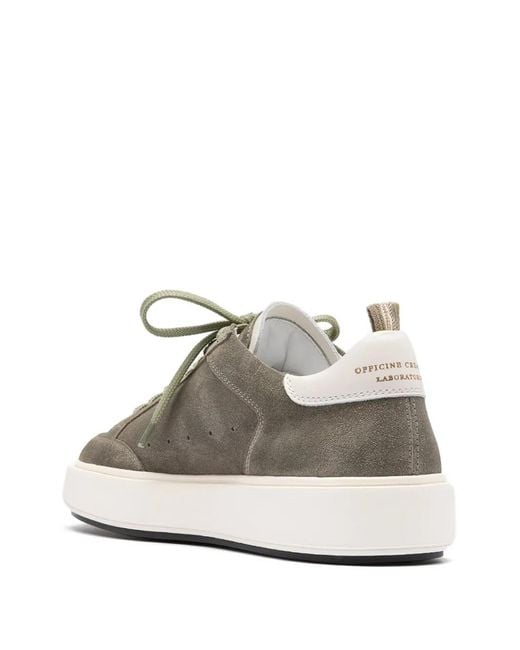 Officine Creative White Sequel 101 Leather Sneakers
