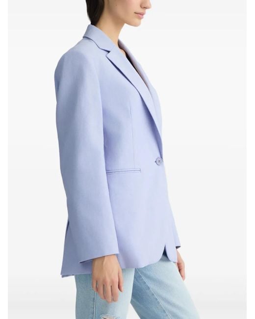Liu Jo Blue Single-Breasted Blazer
