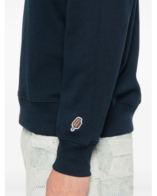 ICECREAM Blue Small Running Dog Sweatshirt for men