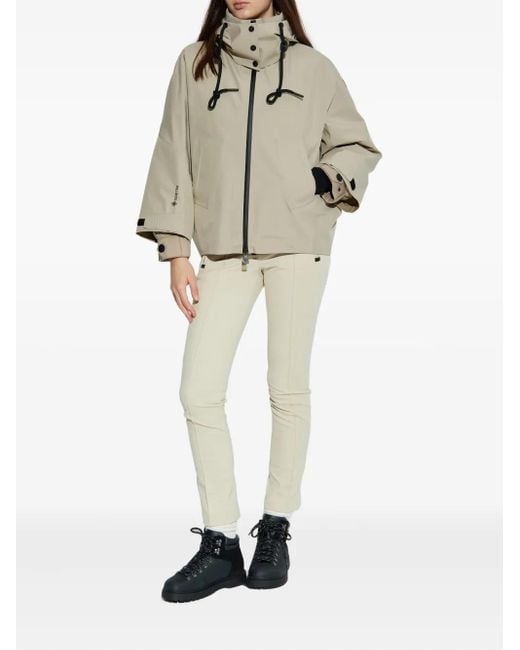 Moncler Natural Button Hooded Jacket