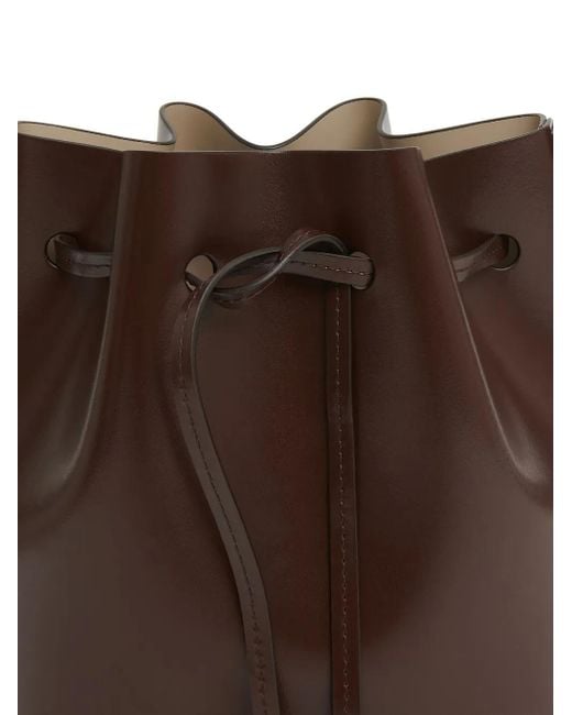 Mansur Gavriel Brown Mini Bucket Bag