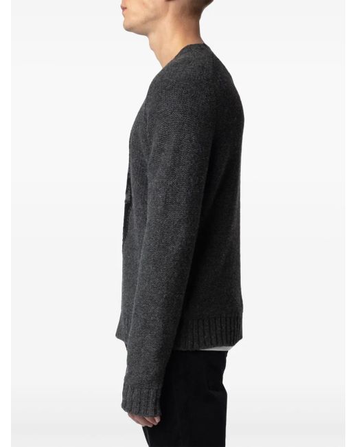 メンズ Zadig & Voltaire Jordan We Skull セーター Black