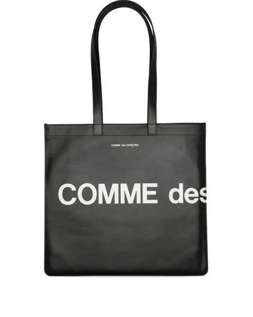 Comme des Garçons Shopper Met Logoprint in het Black voor heren