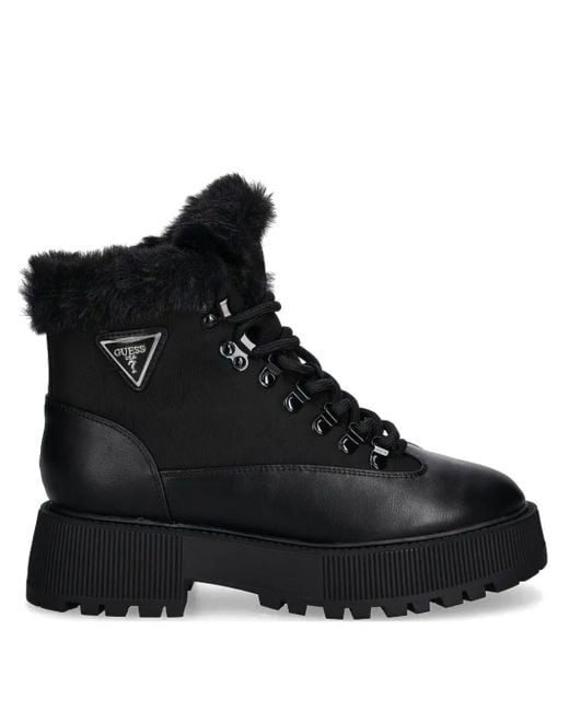 guess lace up boots
