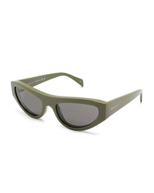 Gucci Gray Cat-Eye Sunglasses