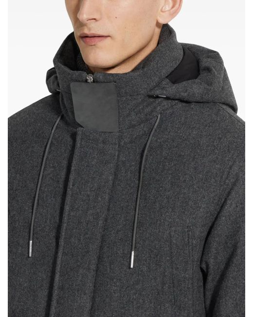 メンズ Zegna パデッドジャケット Gray