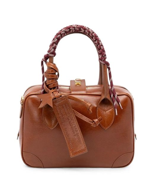 Golden Goose Deluxe Brand Brown Vita Leather Shoulder Bag