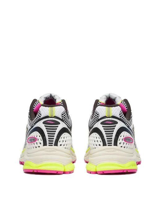 Saucony White Progrid Triumph 4 Lace-Up Sneakers for men