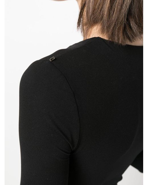 Sportmax Black Long-sleeve Jersey Top