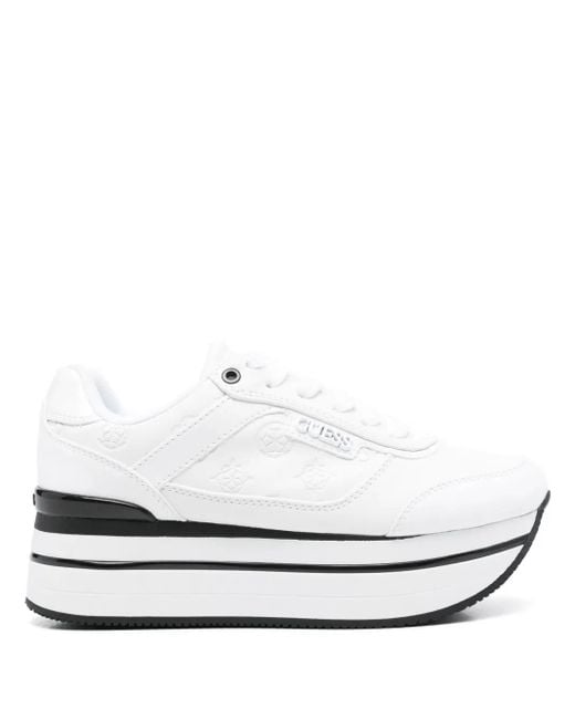 Guess White Hansini Sneakers