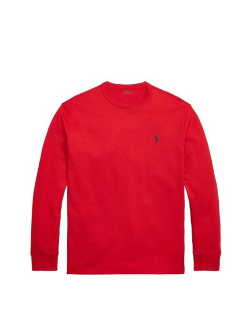 Polo Ralph Lauren Embroidered-Logo Long-Sleeve T-Shirt for men