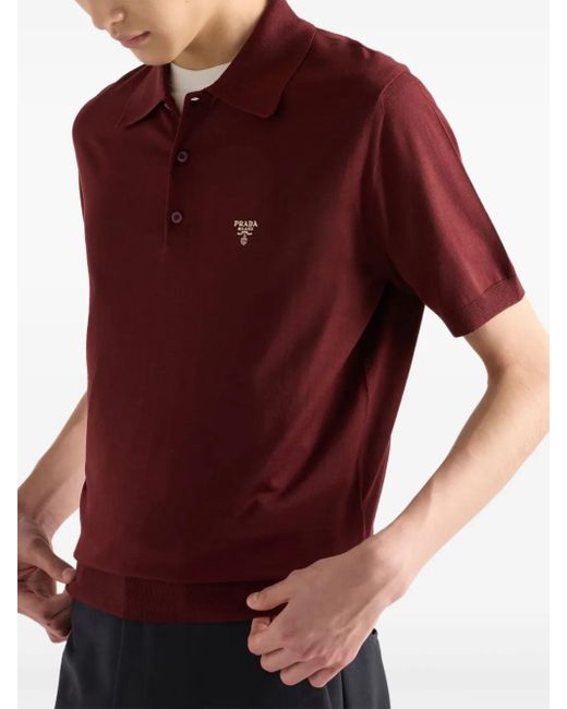 Polo di Prada in Red da Uomo