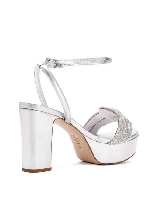 SCHUTZ SHOES Bosa 105mm プラットフォーム サンダル White