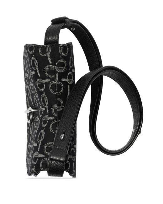 Burberry Black Mini Rocking Horse B-pattern Crossbody Bag