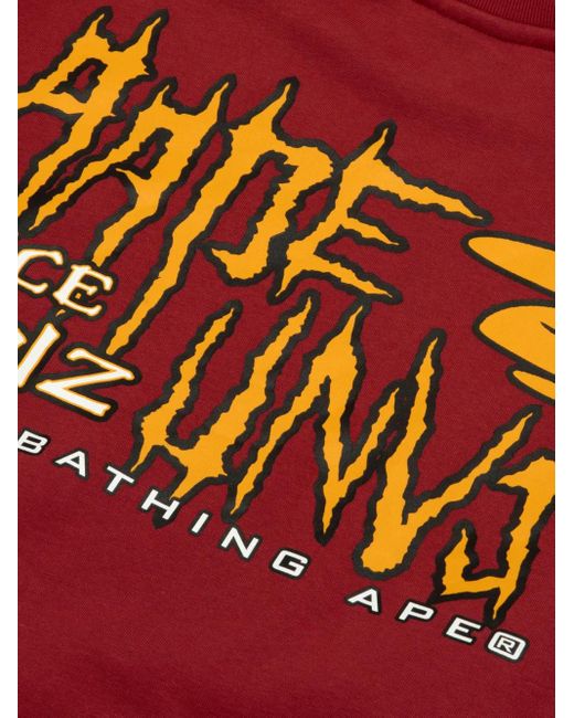Sweat À Logo Imprimé Aape By A Bathing Ape pour homme en coloris Red