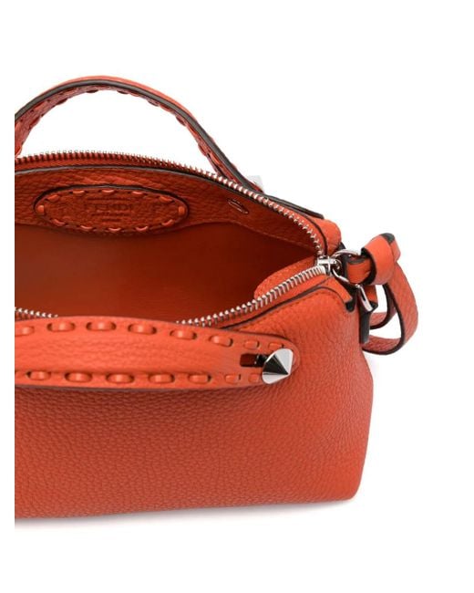 Fendi Red Mini By The Way Selleria Umhängetasche
