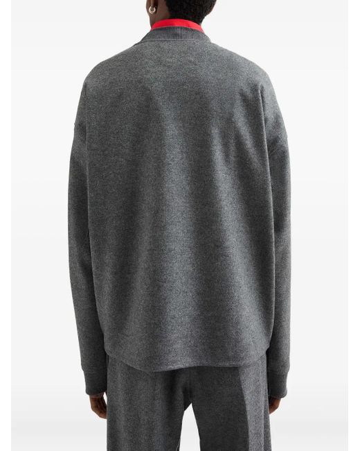 Jil Sander Gray Wool Jumper for men