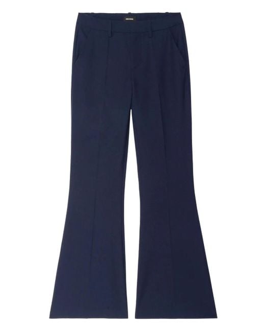 Zadig & Voltaire Blue Flared Trousers