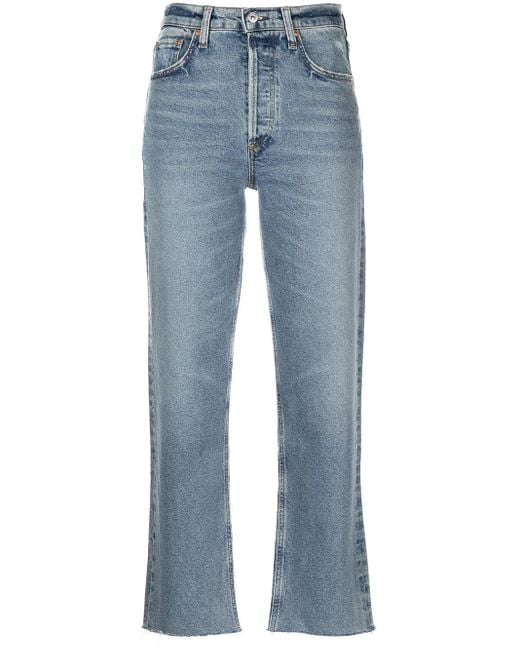 Citizens of Humanity Blue Florence Straight-leg Jeans