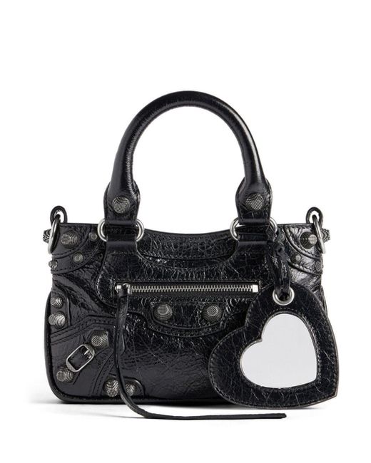 Balenciaga Black Mini Neo Cagole Handtasche