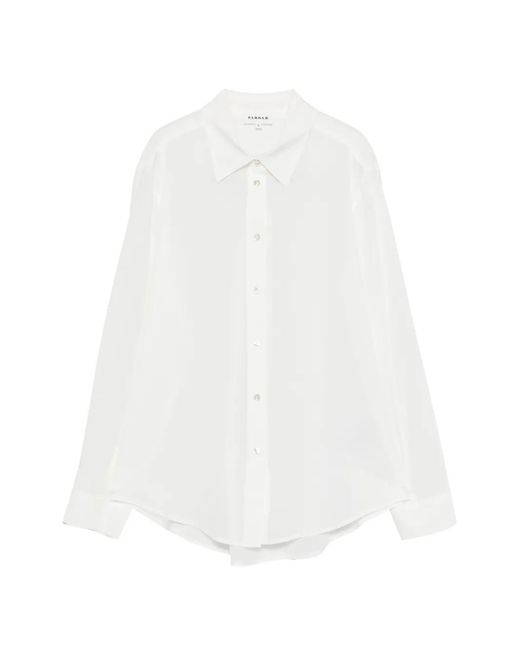 P.A.R.O.S.H. White Sweet Buttoned Shirt