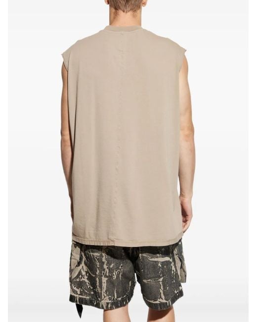 Rick Owens Trägershirt mit grafischem Print in Natural für Herren