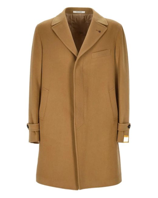 Tagliatore Natural Button-Fastening Coat for men