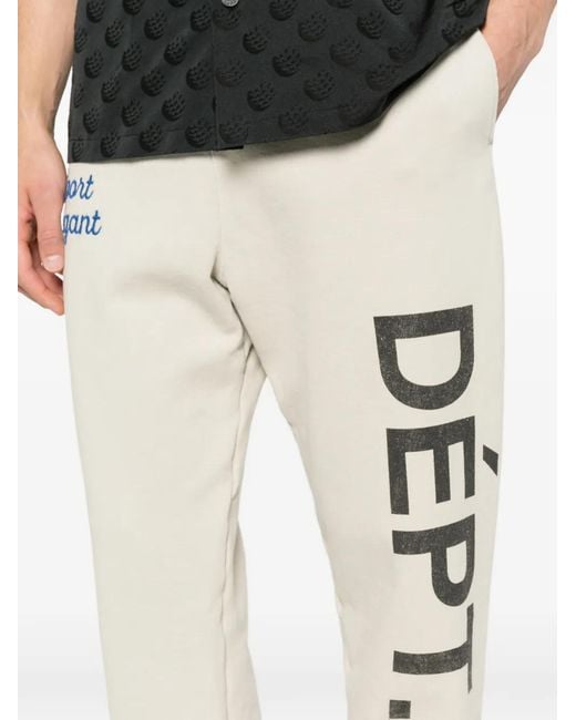 GALLERY DEPT. White Team Dépt. Track Pants for men